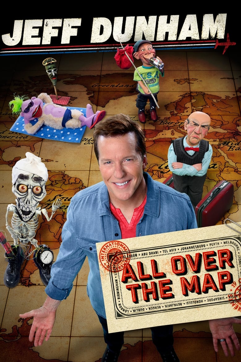 plakát Film Jeff Dunham: All Over the Map