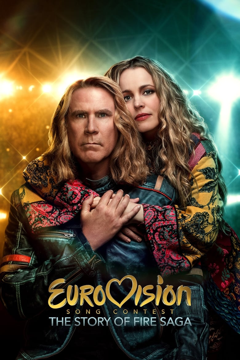 Plakát pro film “Eurosong: Příběh skupiny Fire Saga”