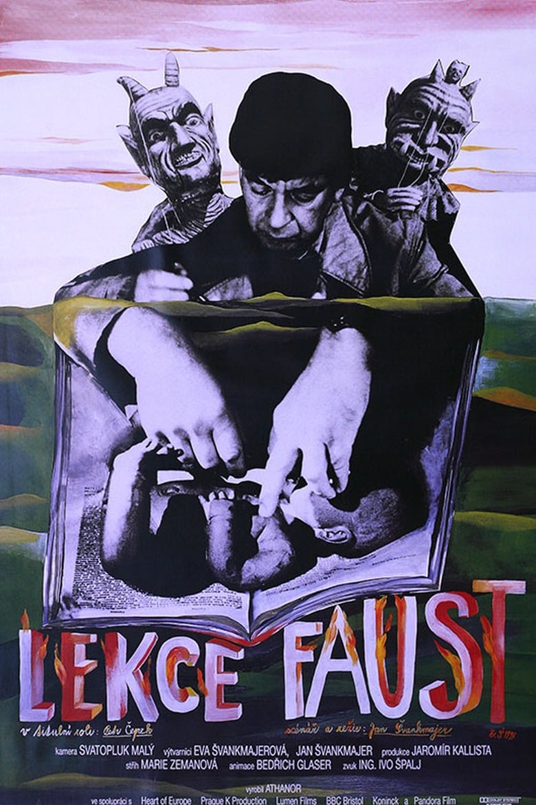 Plakát pro film “Lekce Faust”