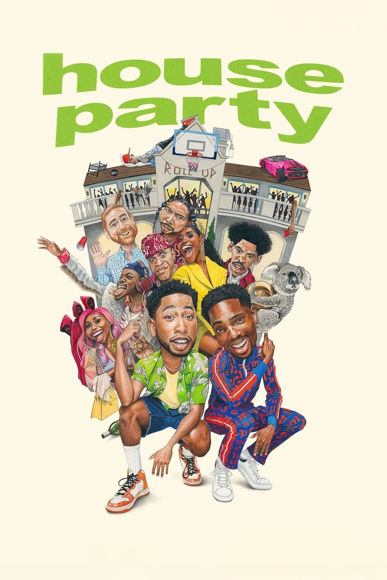 plakát Film House Party