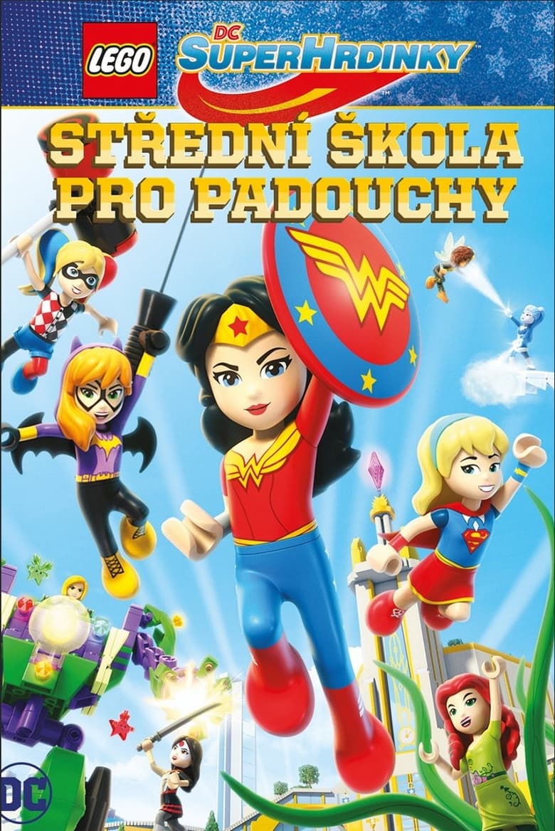 Plakát pro film “Lego DC Superhrdinky: Střední škola pro padouchy”