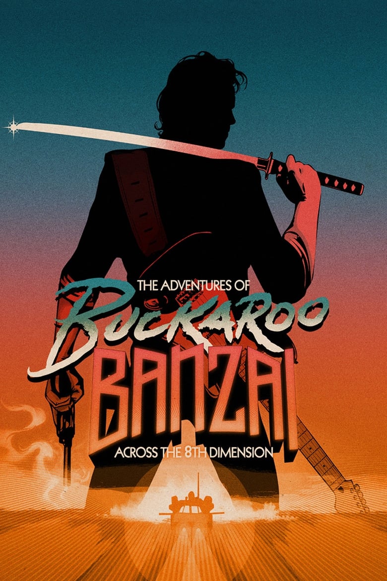 Plakát pro film “Dobrodružství Buckaroo Banzai napříč osmou dimenzí”