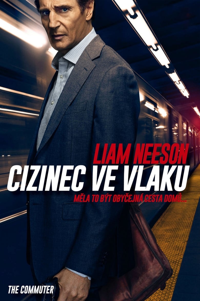 Plakát pro film “Cizinec ve vlaku”
