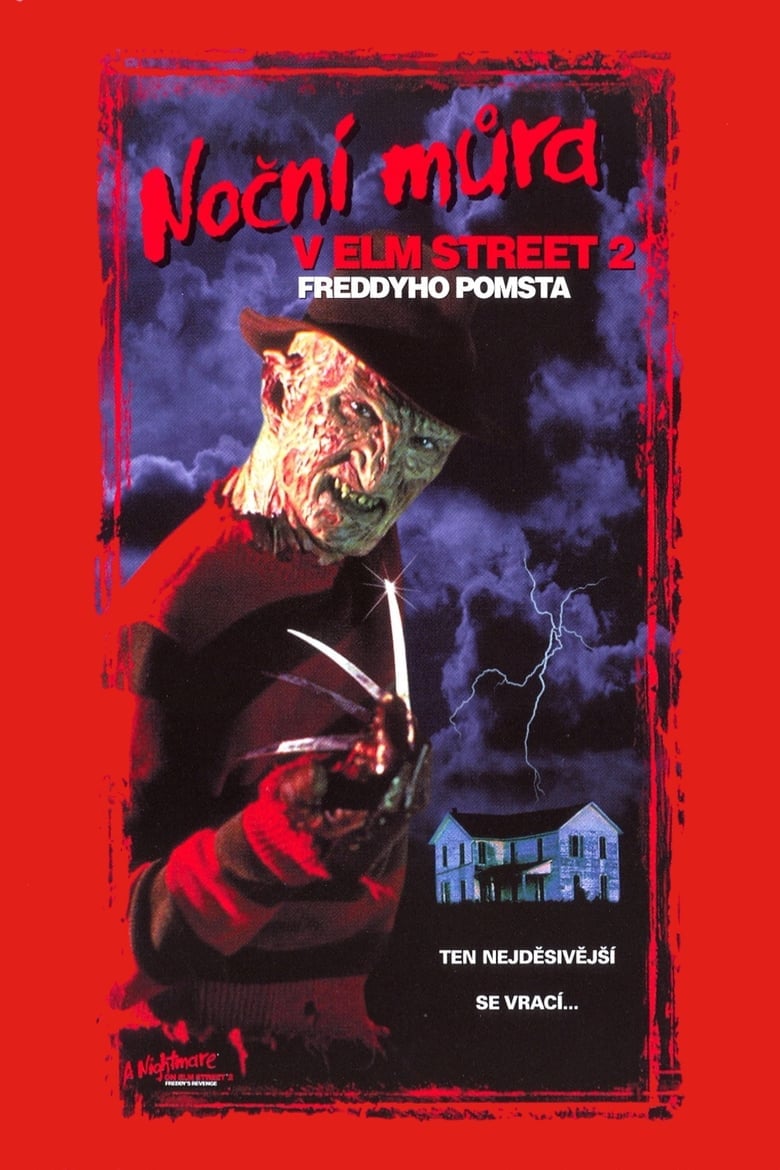 Plakát pro film “Noční můra v Elm Street 2: Freddyho pomsta”