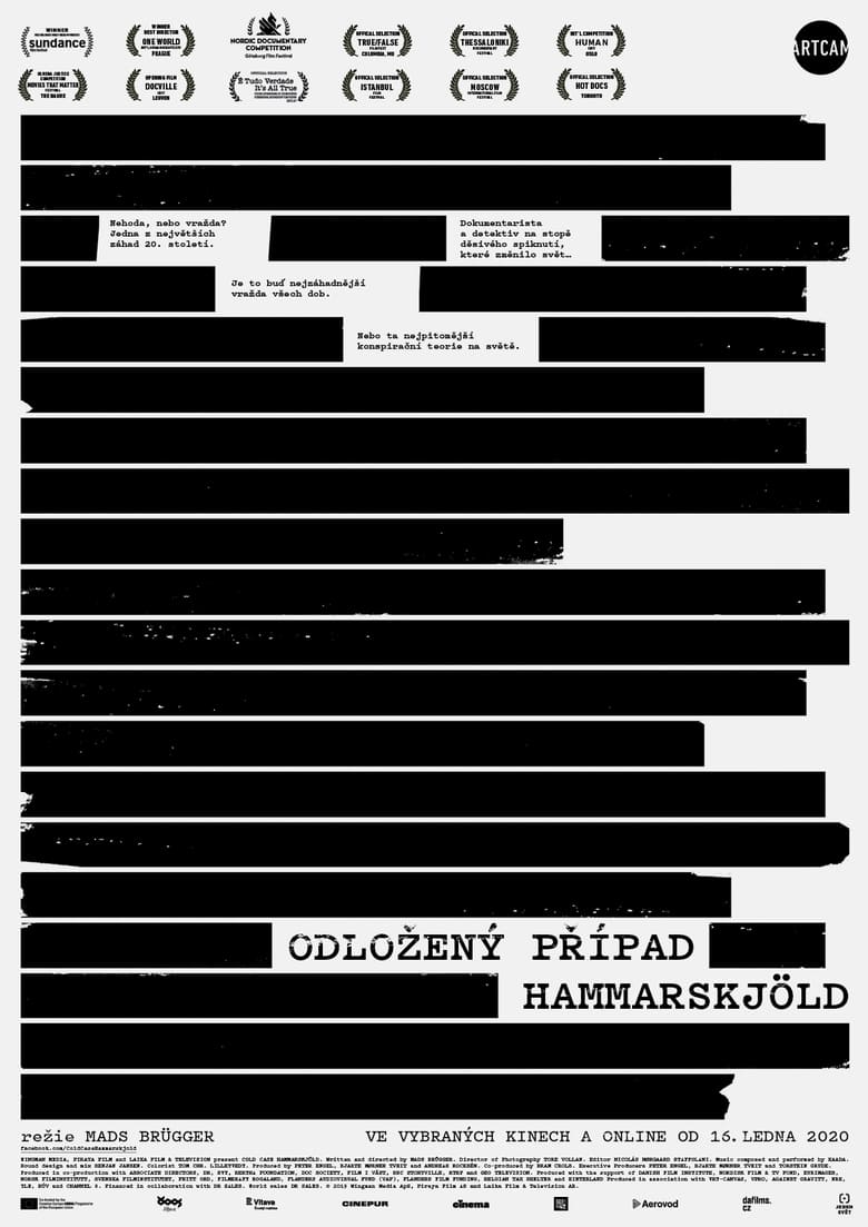 Plakát pro film “Odložený případ: Hammarskjöld”