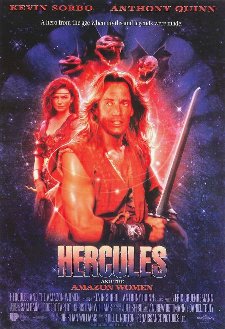 Plakát pro film “Hercules a Amazonky”