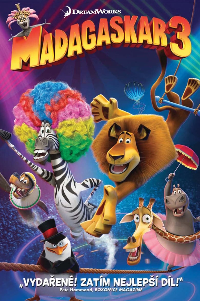 Plakát pro film “Madagaskar 3”