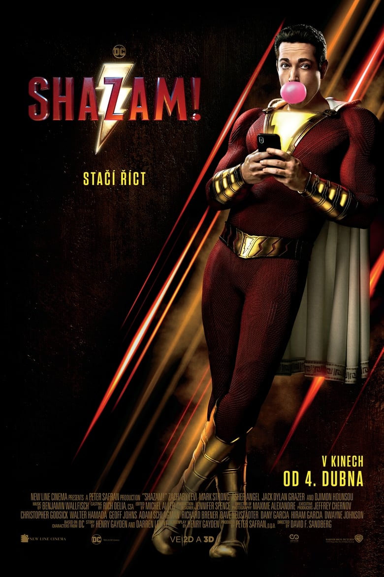 Plakát pro film “Shazam!”