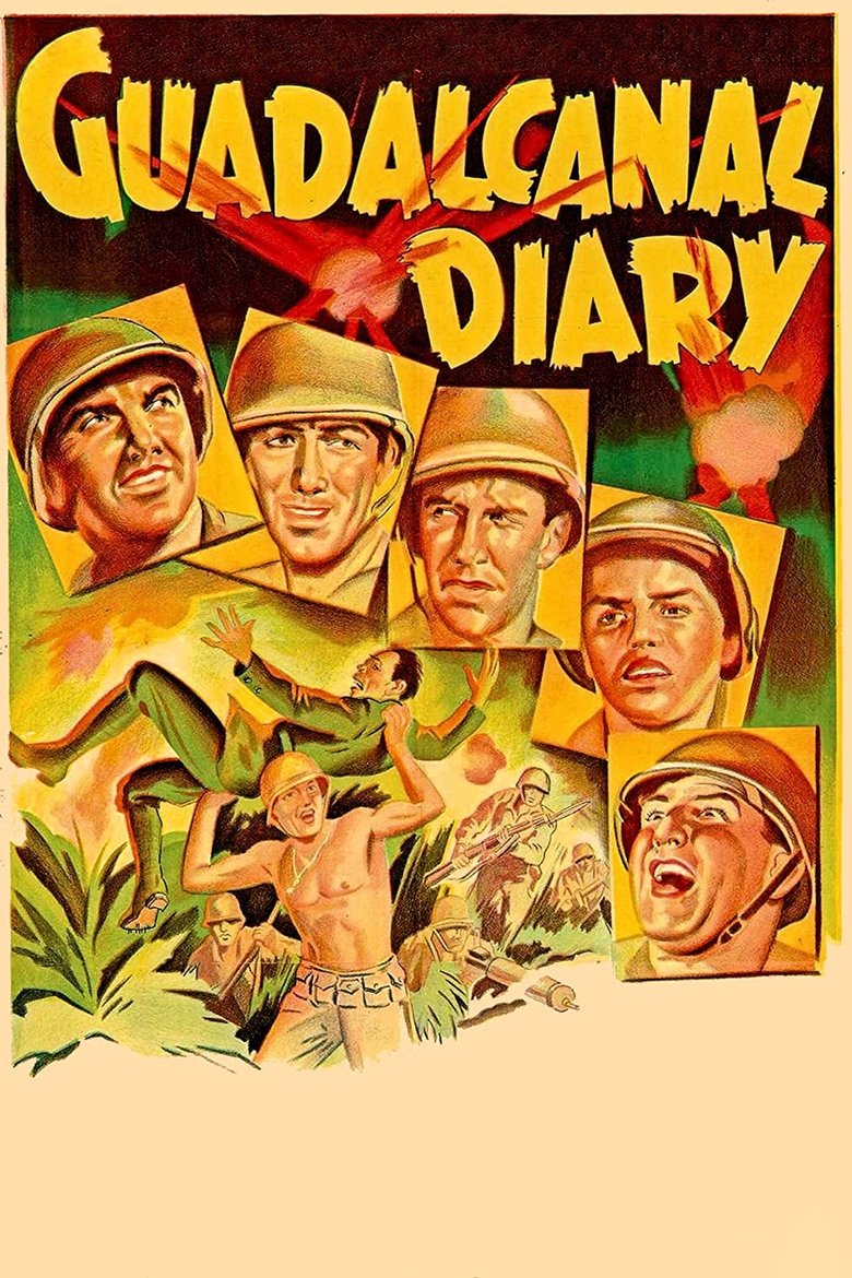 Plakát pro film “Guadalcanal: ostrov smrti”