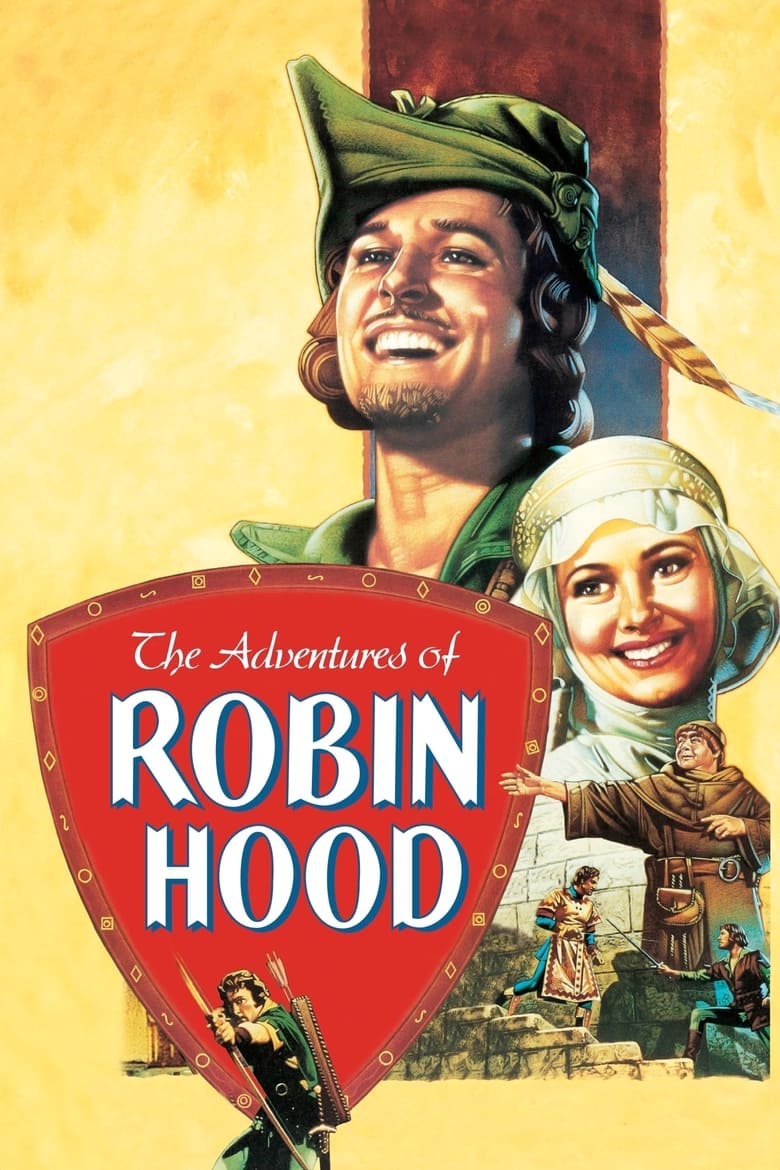 Plakát pro film “Dobrodružství Robina Hooda”