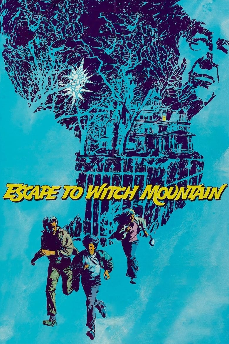Plakát pro film “Útěk na čarodějnou horu”