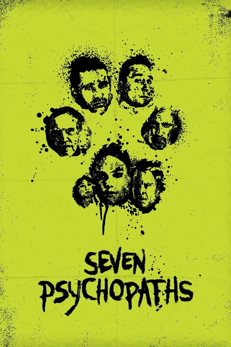 Plakát pro film “Sedm psychopatů”