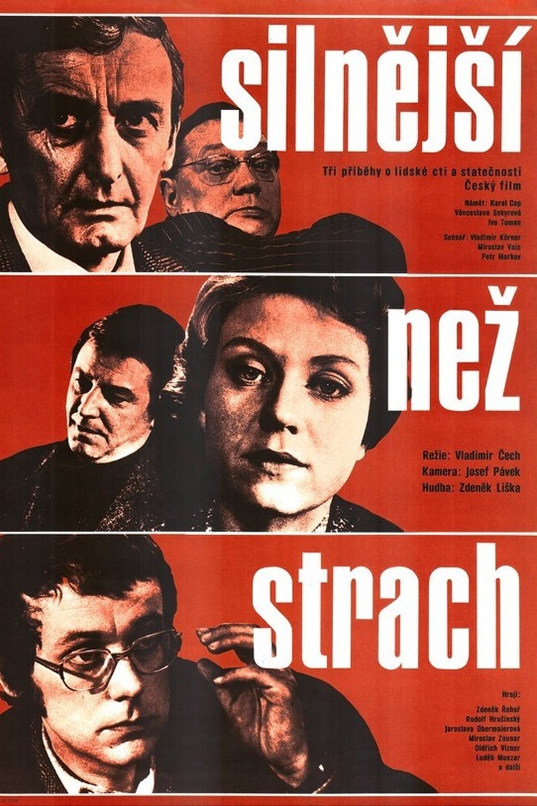 Plakát pro film “Silnější než strach”