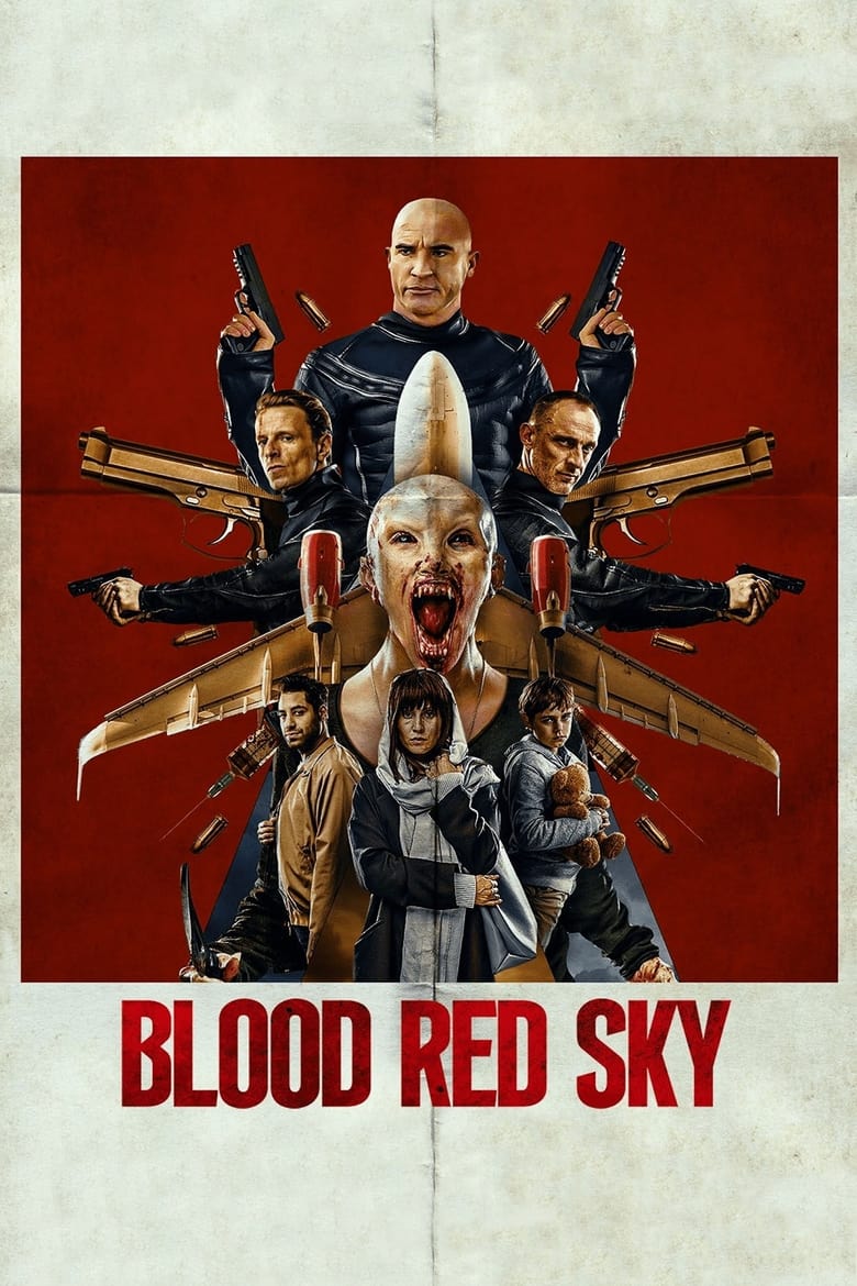 Plakát pro film “Krvavě rudé nebe”