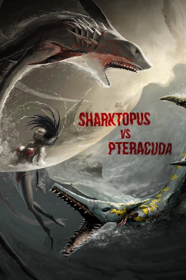 Plakát pro film “Sharktopus vs. Pteracuda”