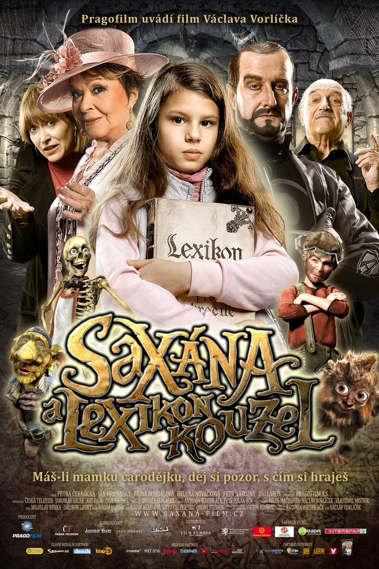 Plakát pro film “Saxána a Lexikon kouzel”