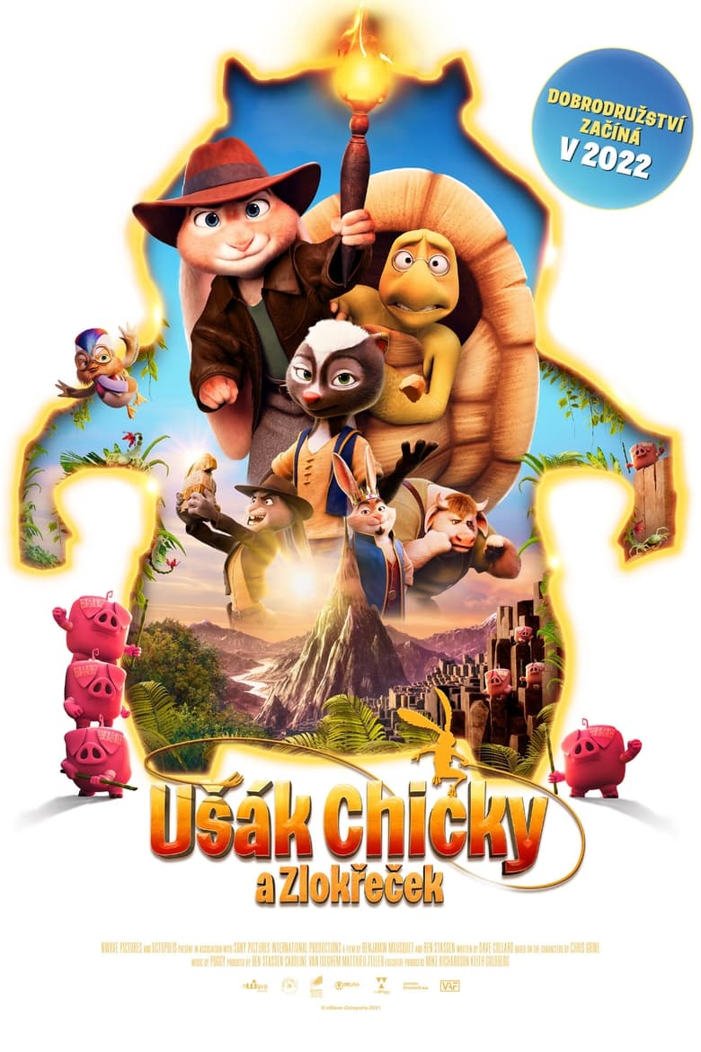 Plakát pro film “Ušák Chicky a Zlokřeček”