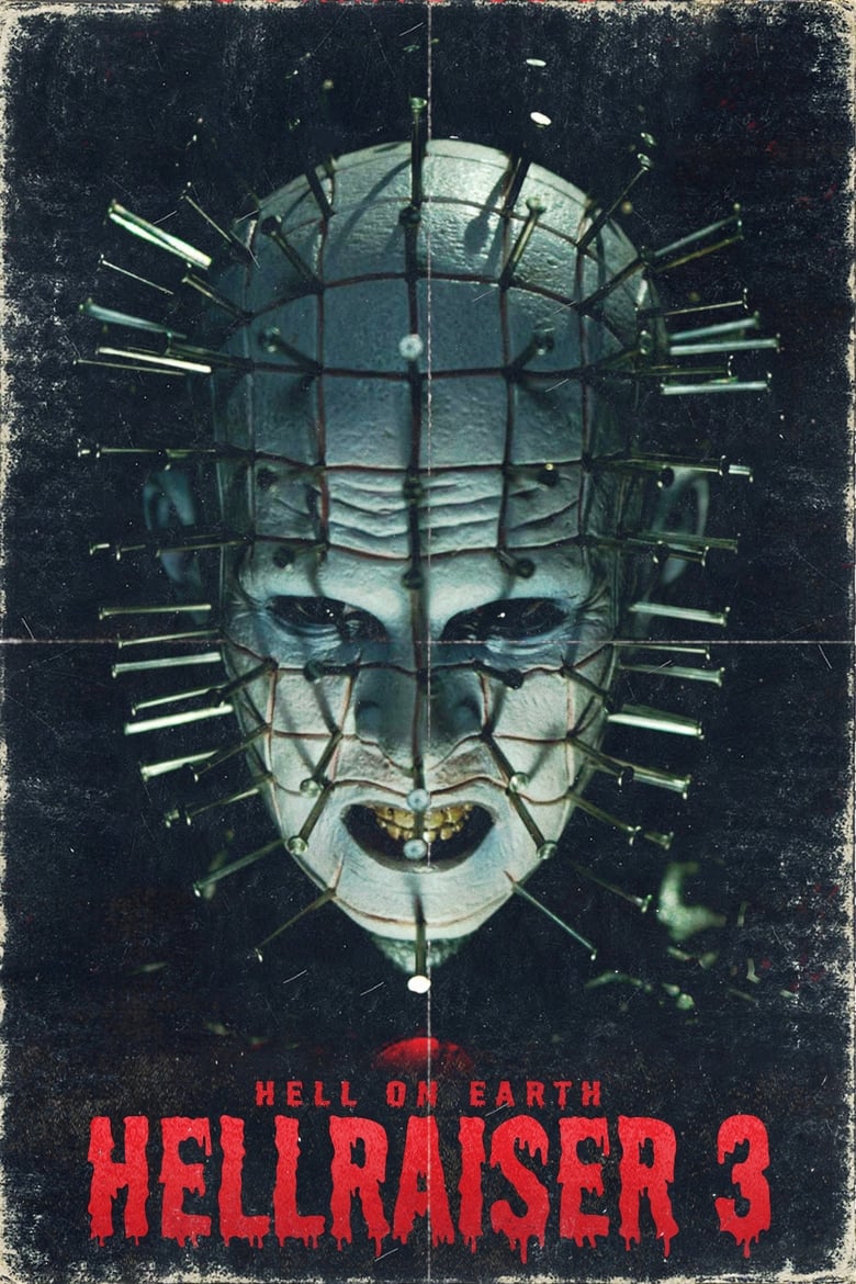 Plakát pro film “Hellraiser III: Peklo na Zemi”