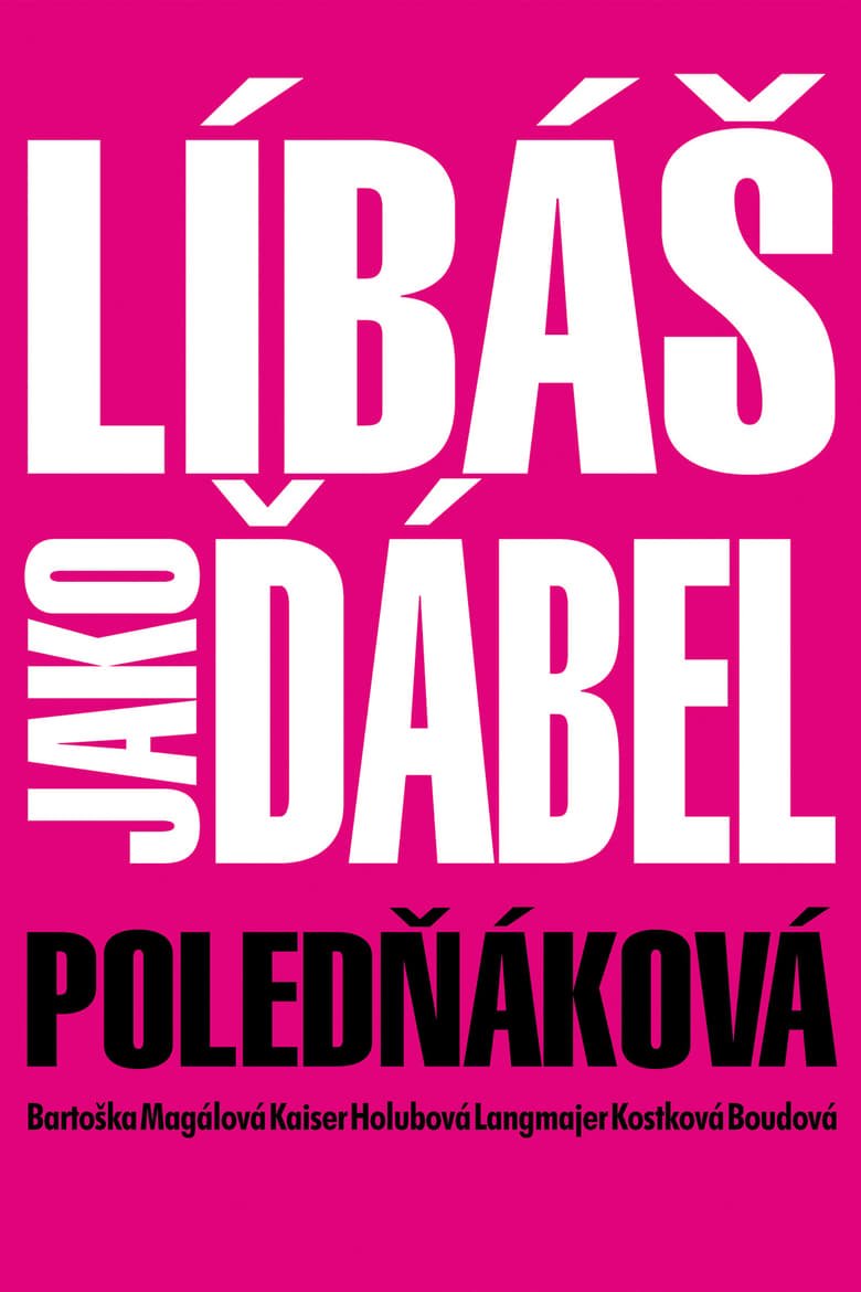 Plakát pro film “Líbáš jako ďábel”