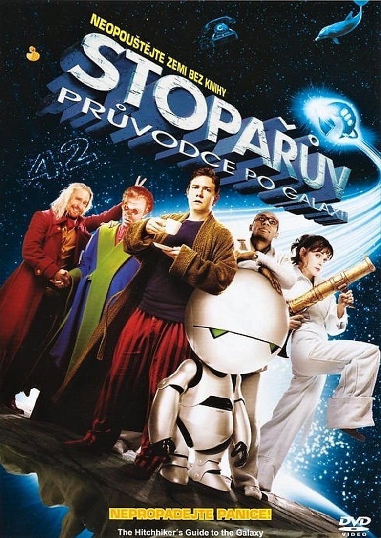 Plakát pro film “Stopařův průvodce po Galaxii”