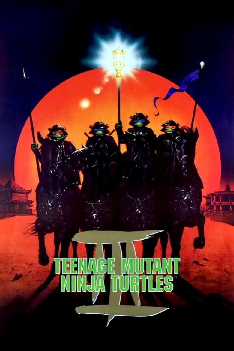 plakát Film Želví nindžové III