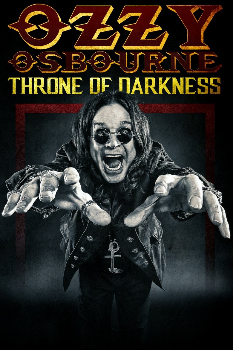 Plakát pro film “Ozzy Osbourne, na trůnu temnoty”
