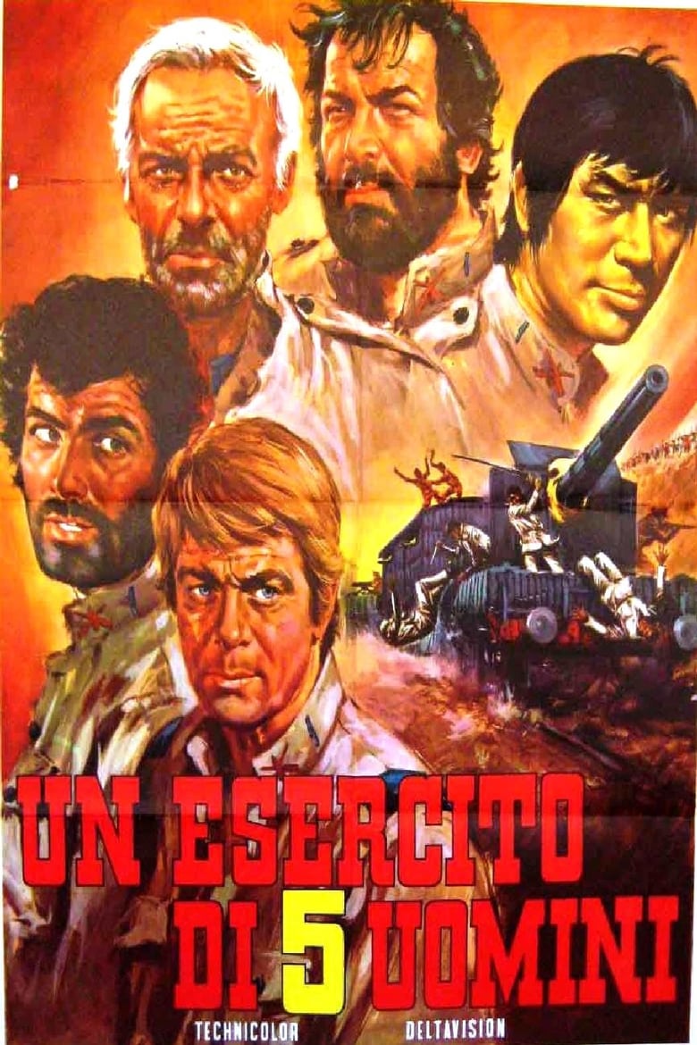 Plakát pro film “Armáda pěti mužů”