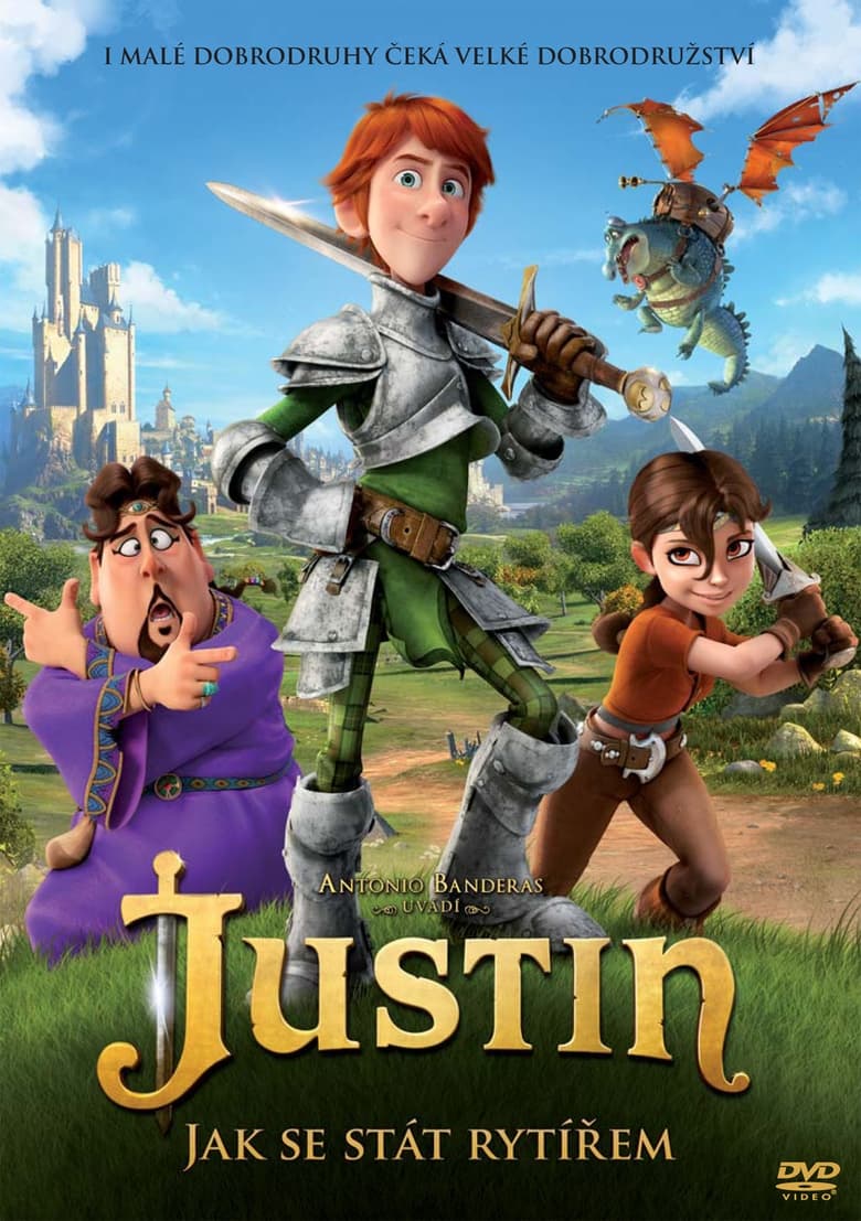 Plakát pro film “Justin: Jak se stát rytířem”