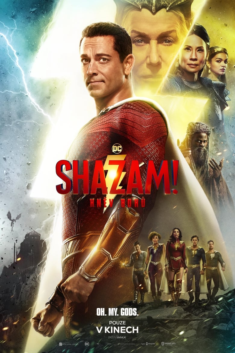 Plakát pro film “Shazam! Hněv bohů”