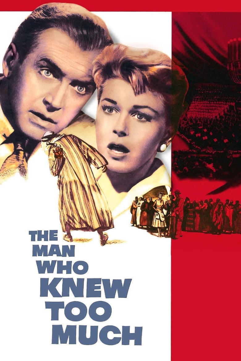 Plakát pro film “Muž, který věděl příliš mnoho”