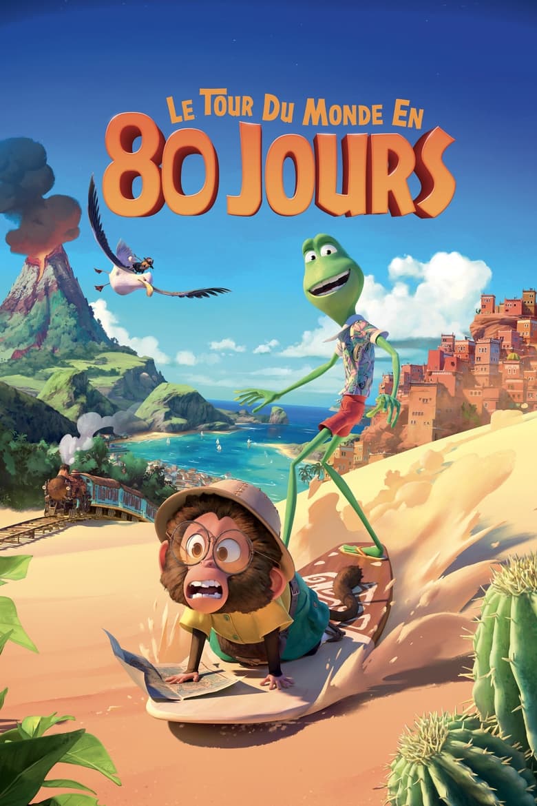 Plakát pro film “Cesta kolem světa za 80 dní”