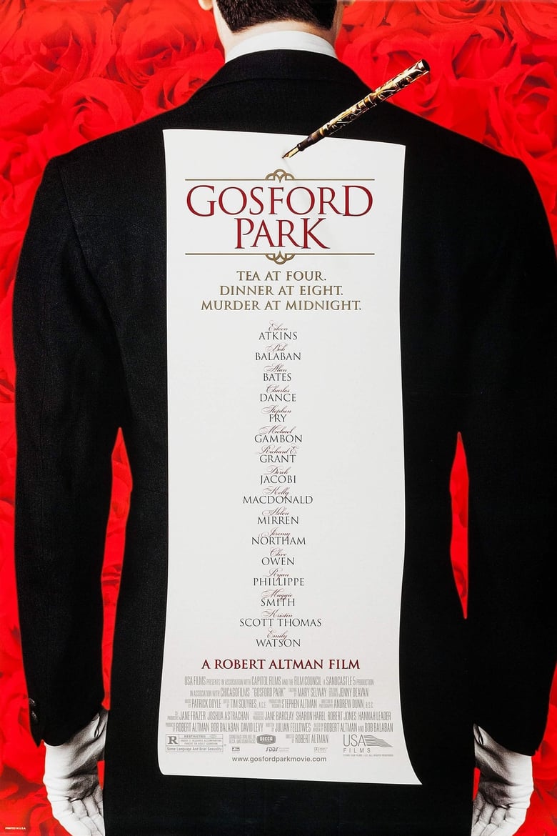 Plakát pro film “Gosford Park”