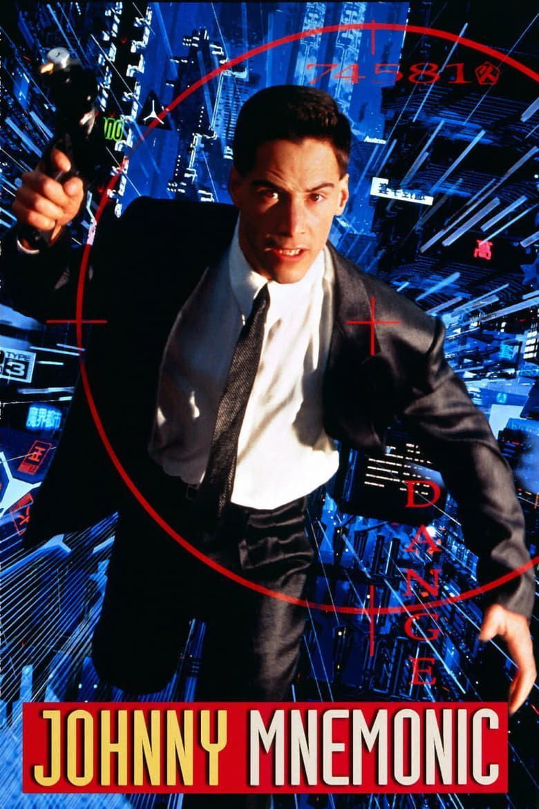 Plakát pro film “Johnny Mnemonic”