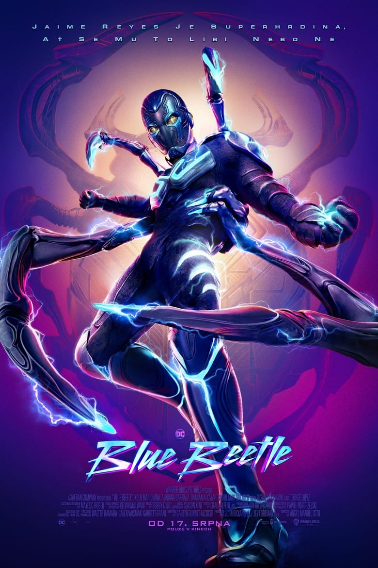Plakát pro film “Blue Beetle”