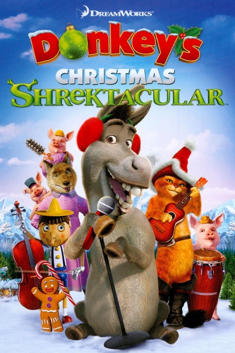 Plakát pro film “Donkey’s Christmas Shrektacular”