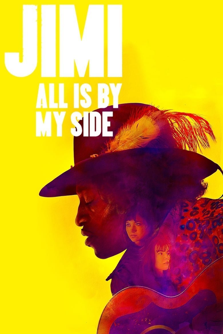 Plakát pro film “Jimi: Hvězda stoupá vzhůru”