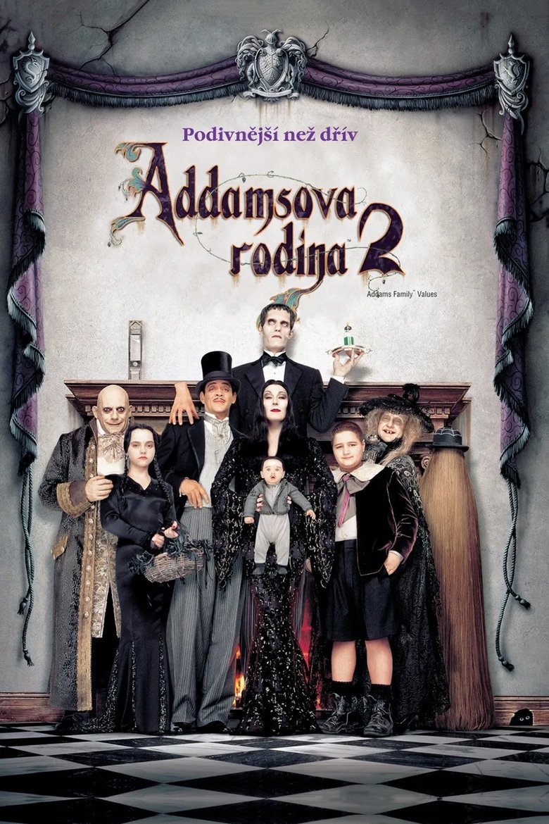 Plakát pro film “Addamsova rodina 2”