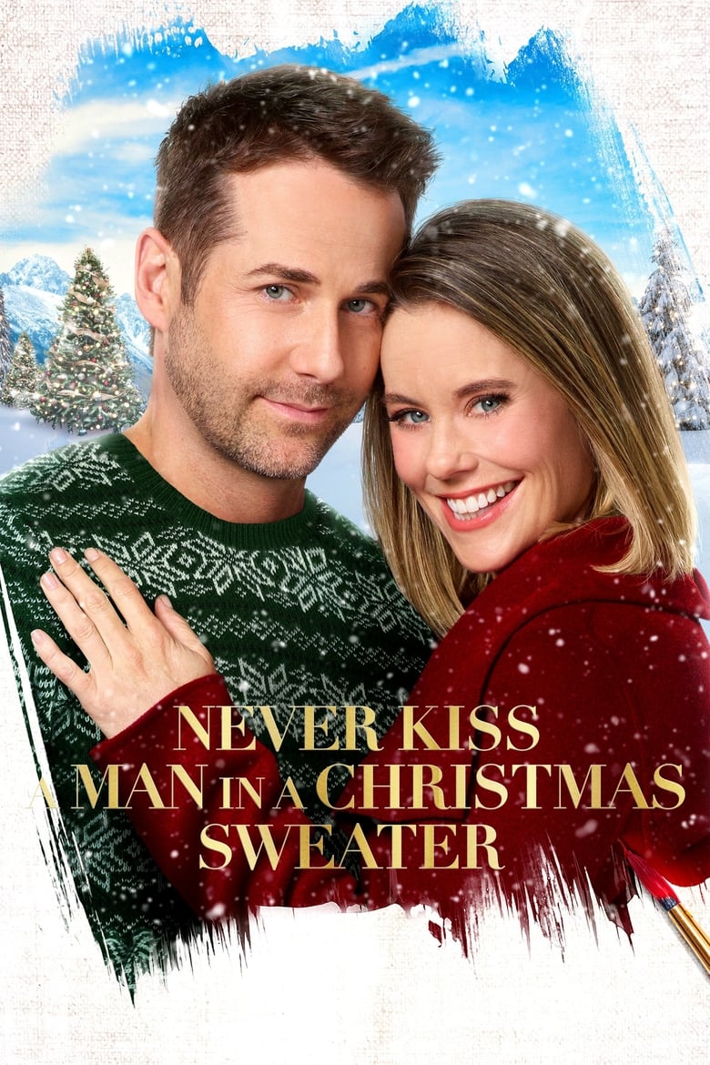 Plakát pro film “Nelíbej muže ve vánočním svetru”