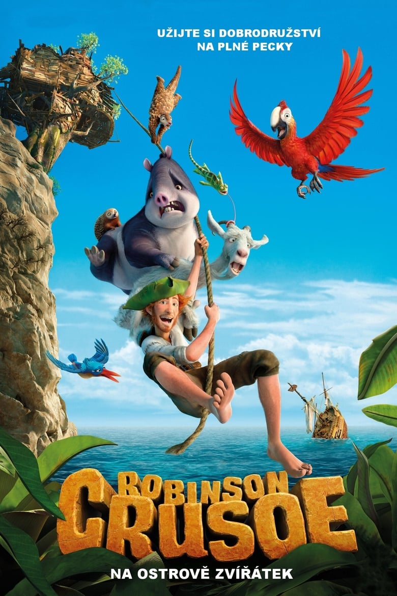 Plakát pro film “Robinson Crusoe: Na ostrově zvířátek”