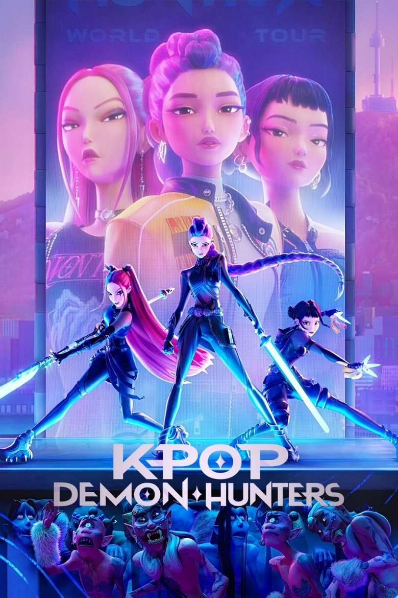 Plakát pro film “K-pop: Lovkyně démonů”