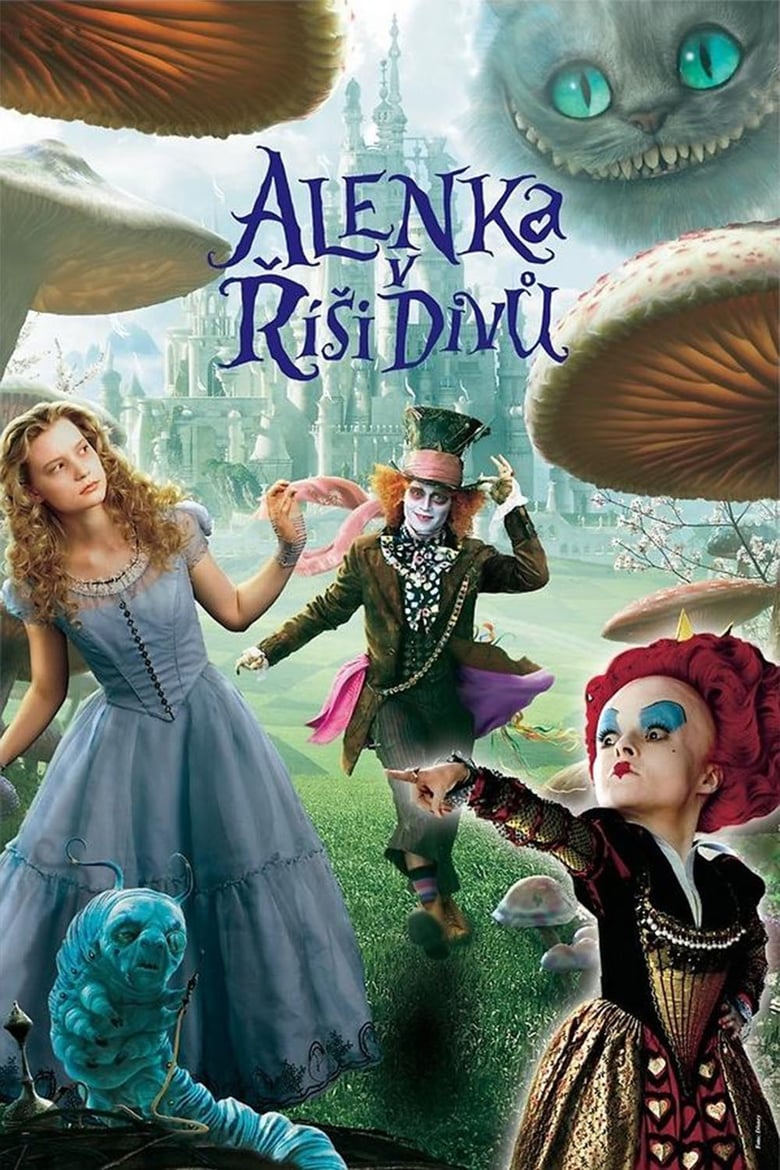 Plakát pro film “Alenka v říši divů”