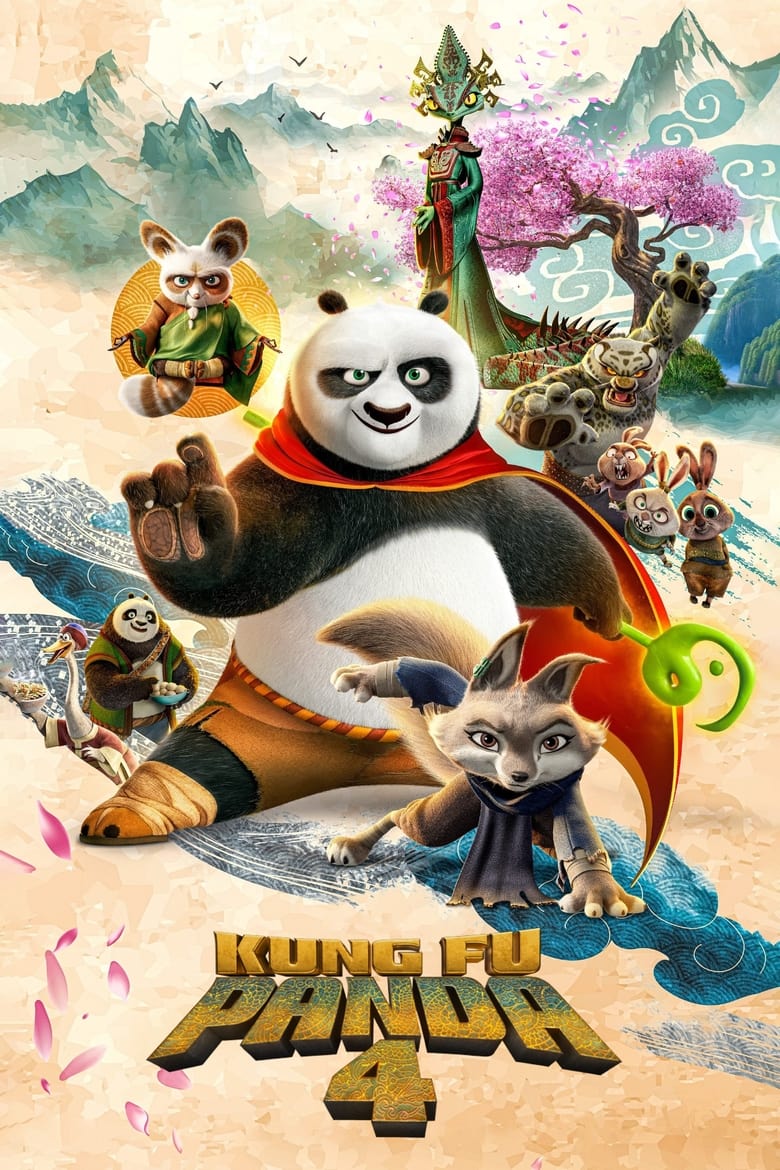 Plakát pro film “Kung Fu Panda 4”