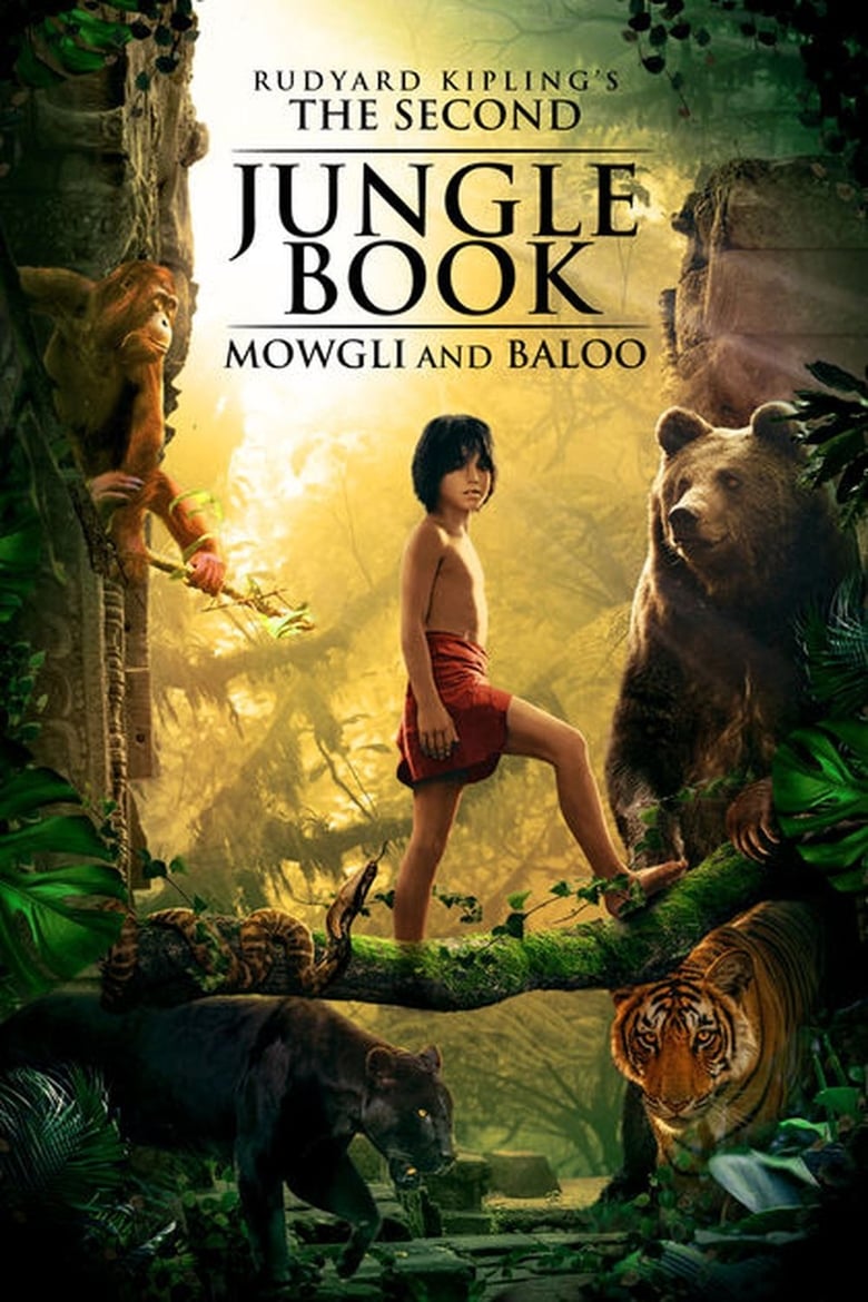 Plakát pro film “Druhá kniha džunglí Rudyarda Kyplinga – Mauglí a Balú”
