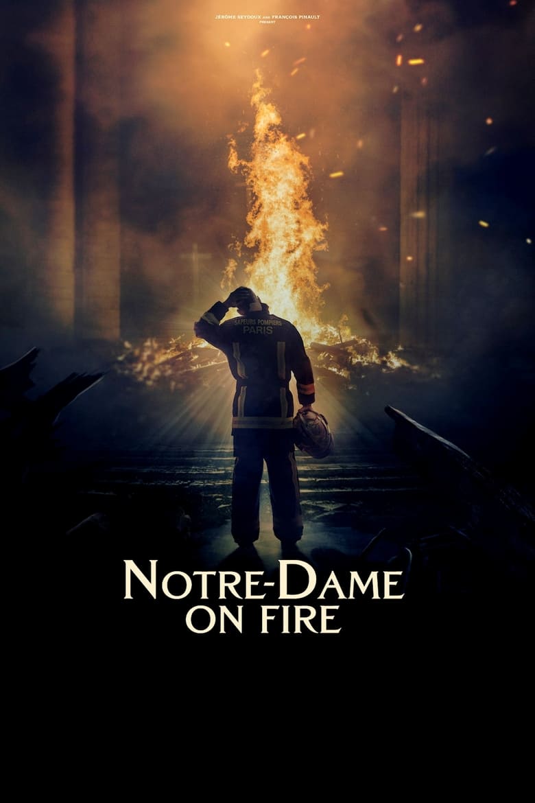 Plakát pro film “Notre-Dame v plamenech”