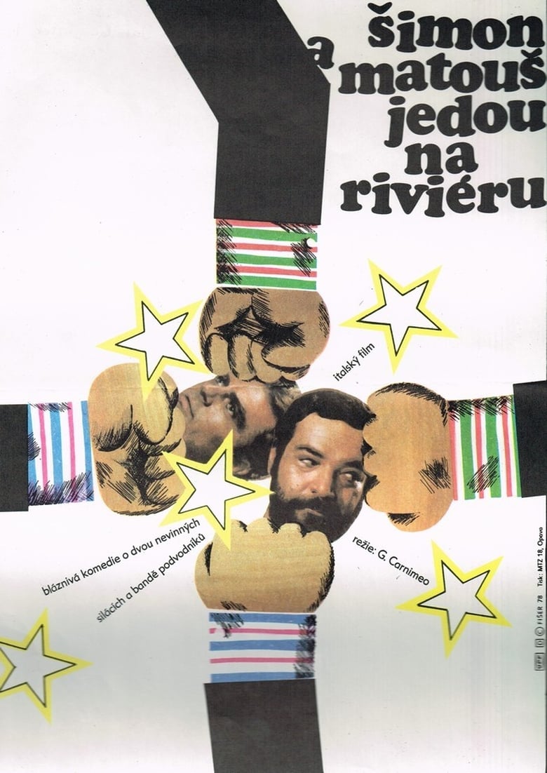 Plakát pro film “Šimon a Matouš jedou na Riviéru”