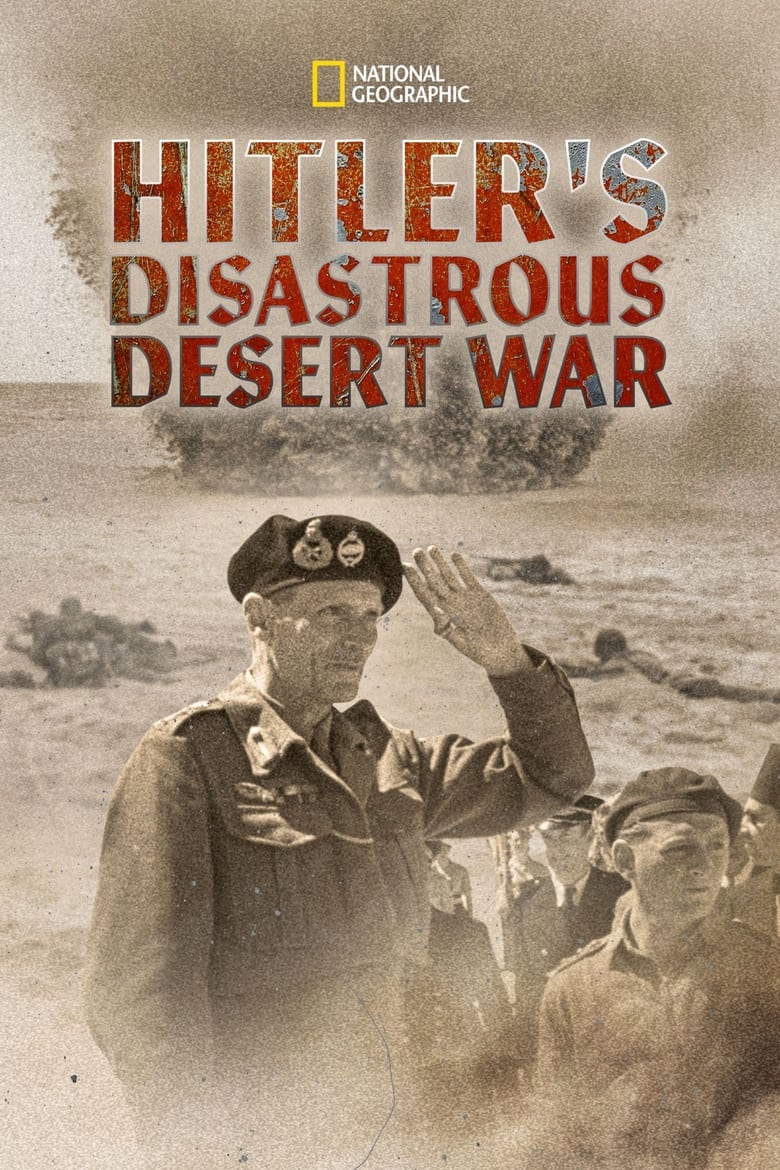 Plakát pro film “Hitlerova katastrofální válka v poušti”