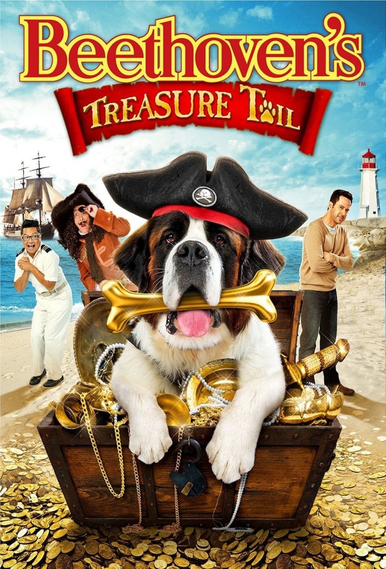 Plakát pro film “Beethoven: Pirátský poklad”