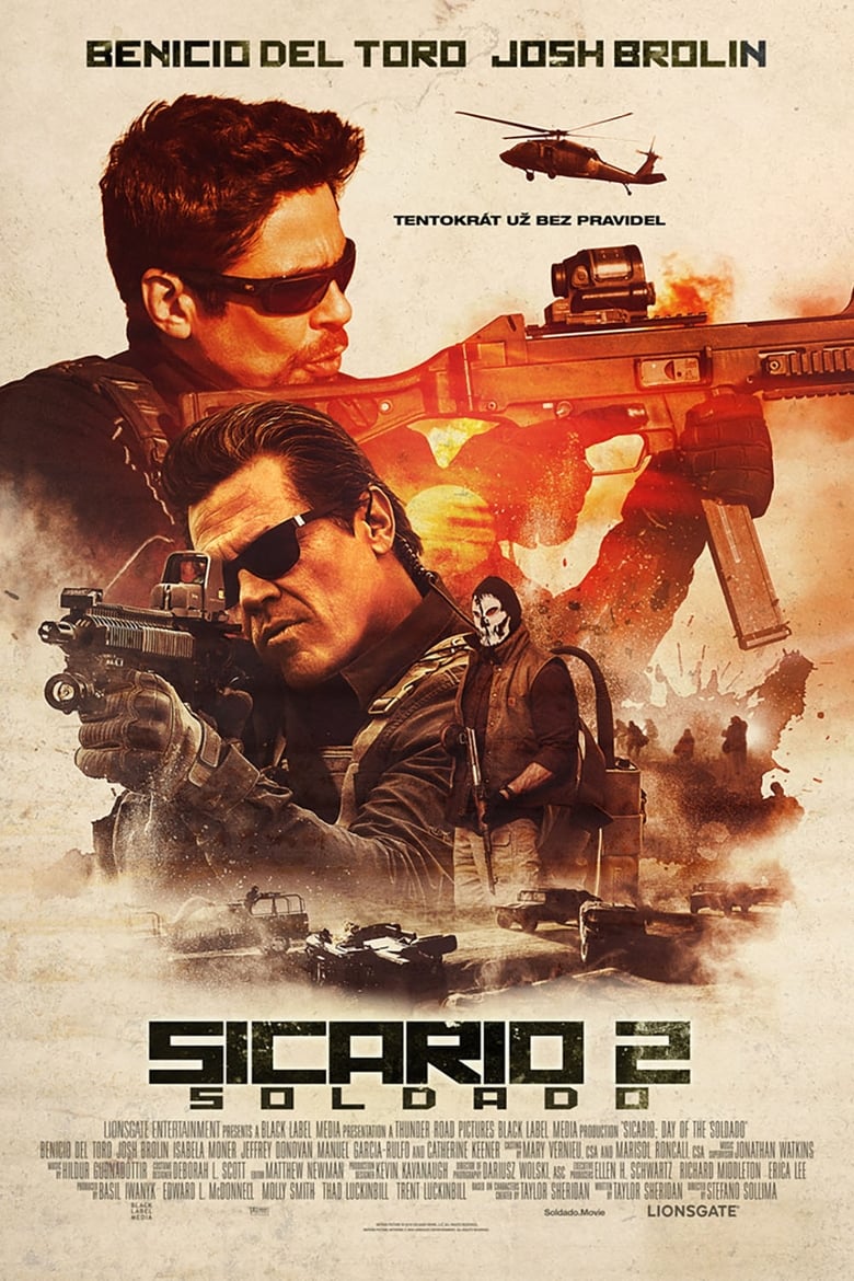 Plakát pro film “Sicario 2: Soldado”