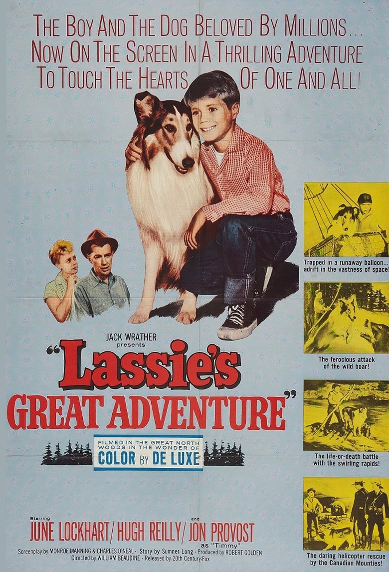 plakát Film Lassie – Velké dobrodružství
