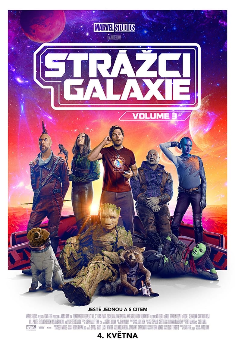 Plakát pro film “Strážci Galaxie: Volume 3”